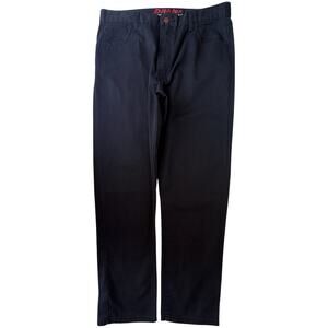 Dickies Mens Pants 36x32 Black Slim Taper Workwear Chino Durable Work Pants
